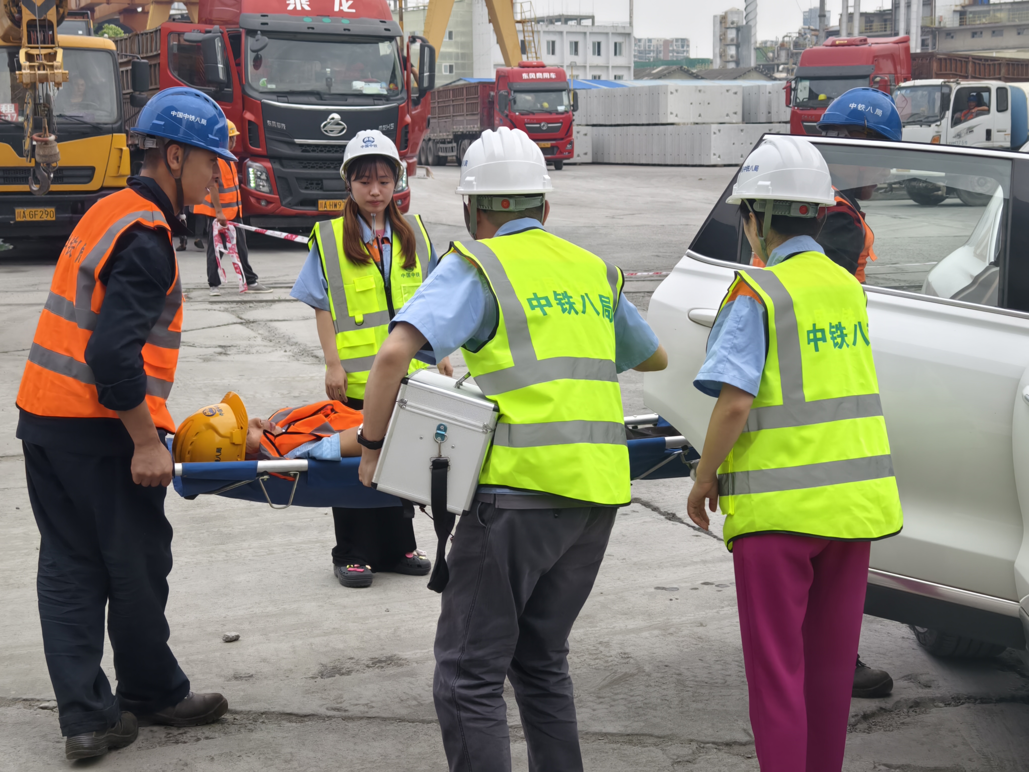 七公司路桥装备项目部开展2024年度综合应急预案演练